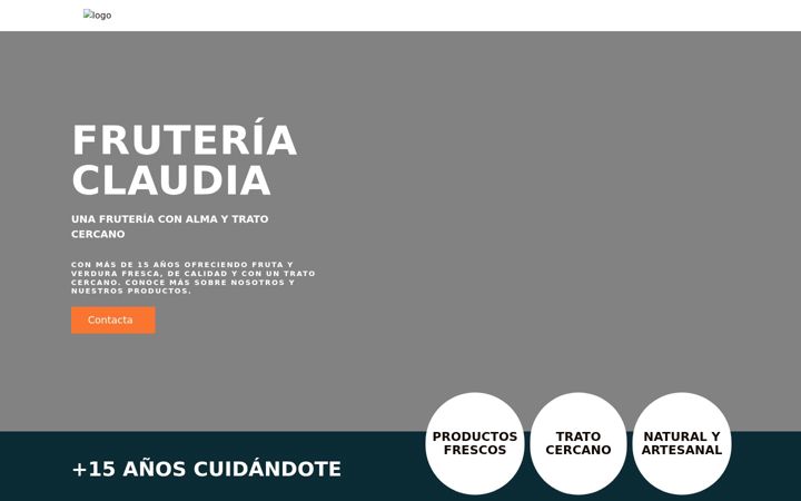 Screenshot of fruteria-claudia-lagarena.es
