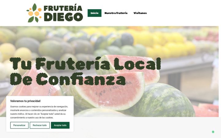 Screenshot of fruteriadiego.com