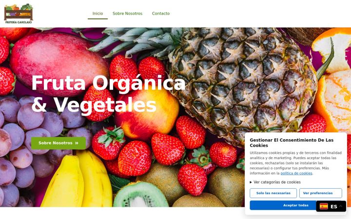 Screenshot of fruteriagarcilaso.com