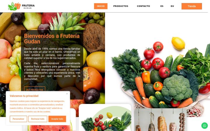 Screenshot of fruteriagudan.com