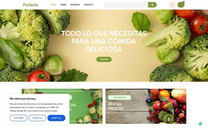 Screenshot of fruteriavidal.com