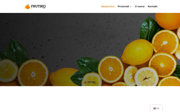 Snímek obrazovky frutikogroup.hr