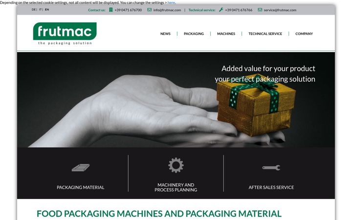 Screenshot of frutmac.com