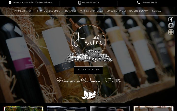 Screenshot of frutti.fr