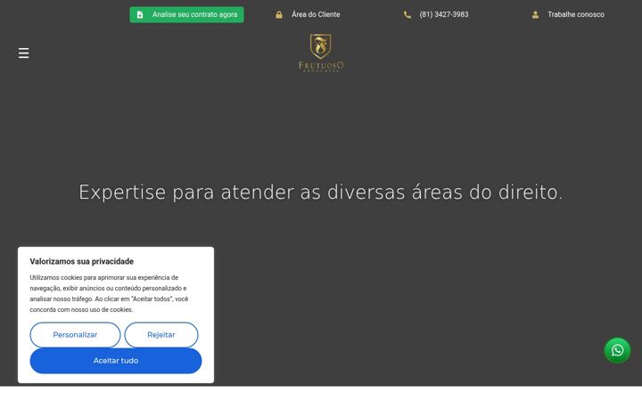 Screenshot of frutuosoadvocacia.adv.br