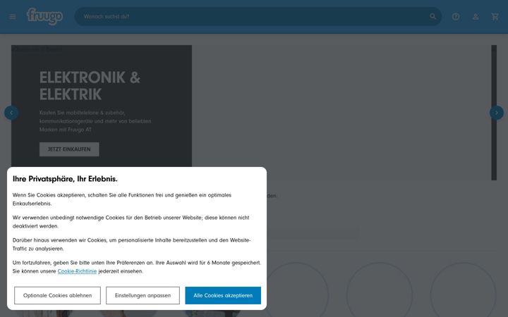 Screenshot of fruugo.at