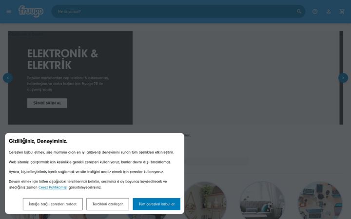 Screenshot of fruugo.com.tr