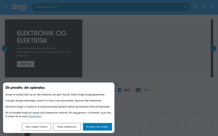 Captură de ecran a fruugo.com