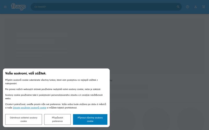 Screenshot of fruugo.cz