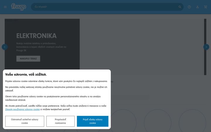 Screenshot of fruugo.sk