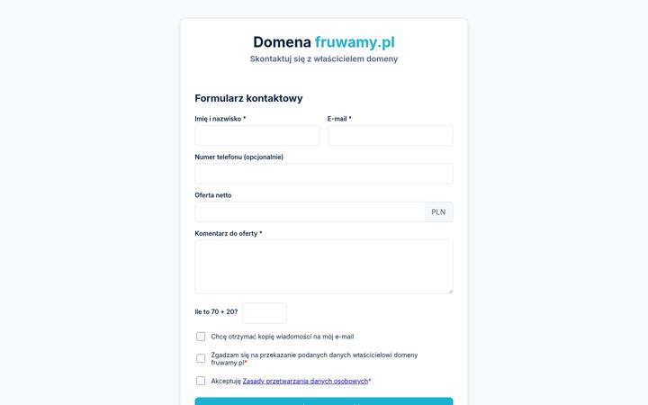 Screenshot of fruwamy.pl