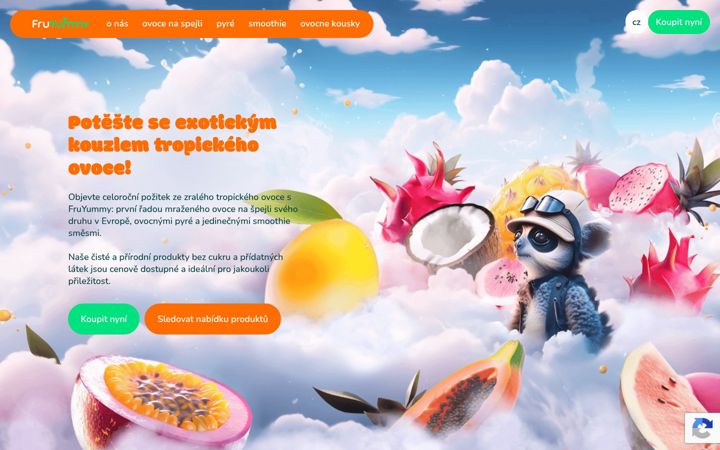Екранна снимка на fruyummy.com