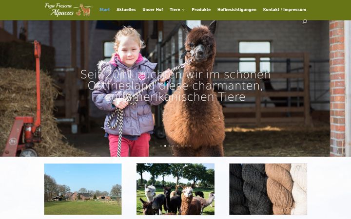 Snímek obrazovky frya-fresena-alpacas.de