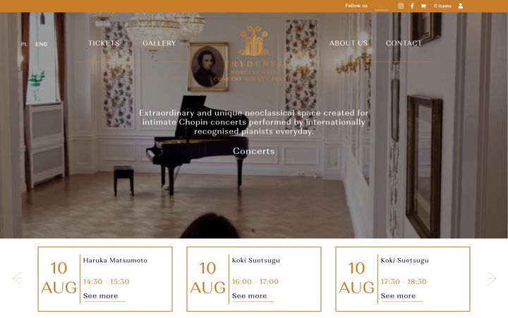 Screenshot of fryderyk.events