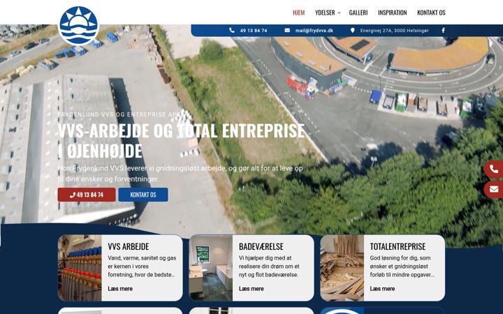 Screenshot of frydvvs.dk