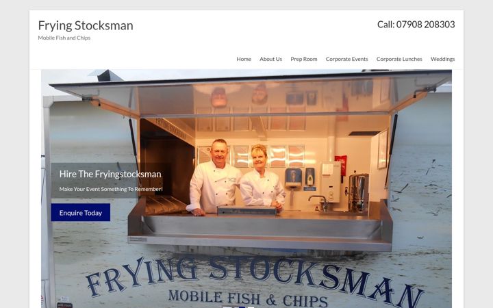 Screenshot of fryingstocksman.co.uk