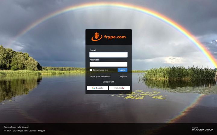 Screenshot di frype.com