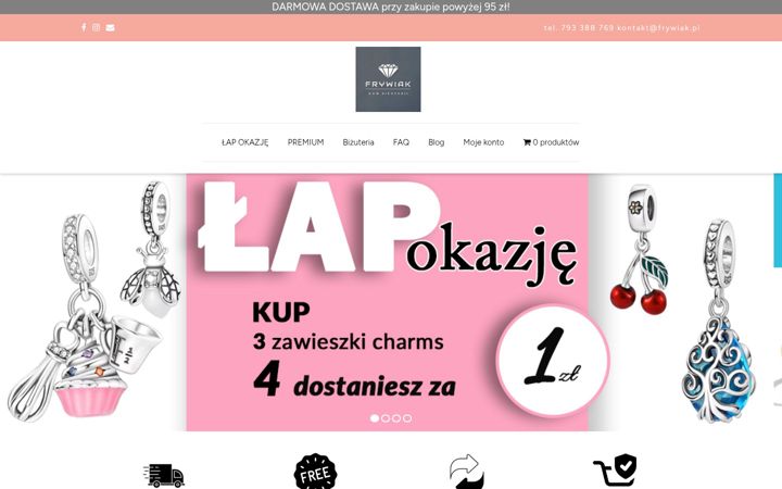Skärmbild av frywiak.pl