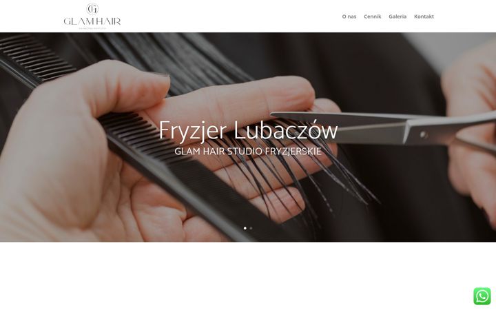 Screenshot of fryzjerlubaczow.pl