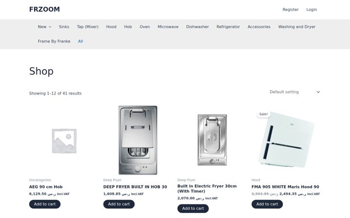 Screenshot of frzoom.com