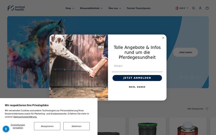 Screenshot of fs-animal-health.com