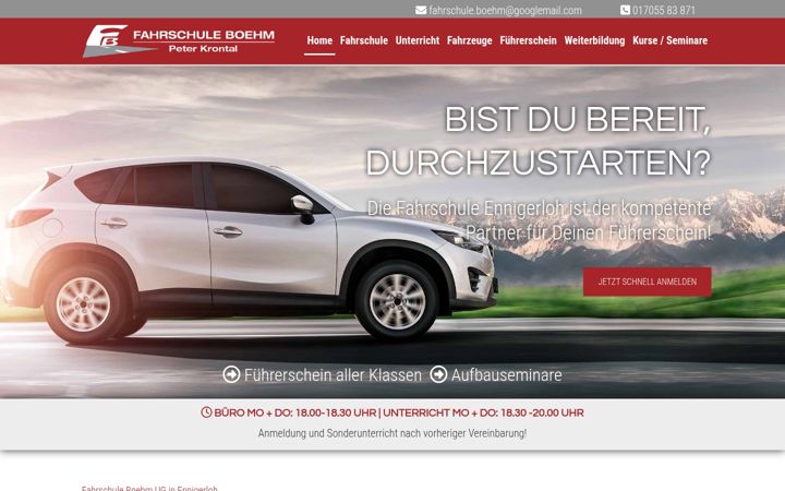 Screenshot of fs-boehm.de