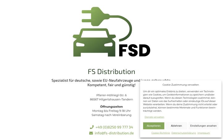 Screenshot of fs-distribution.de
