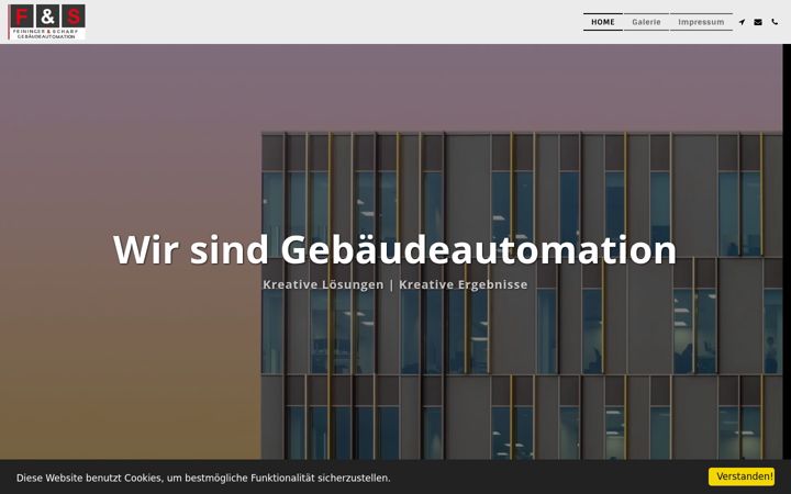 Screenshot of fs-gebaeudeautomation.de