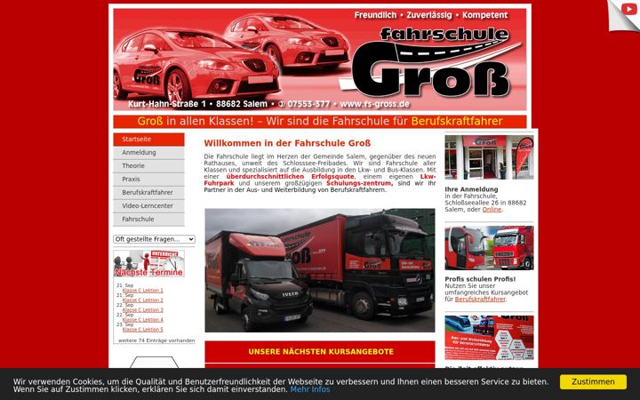 Ekraanipilt saidist fs-gross.de