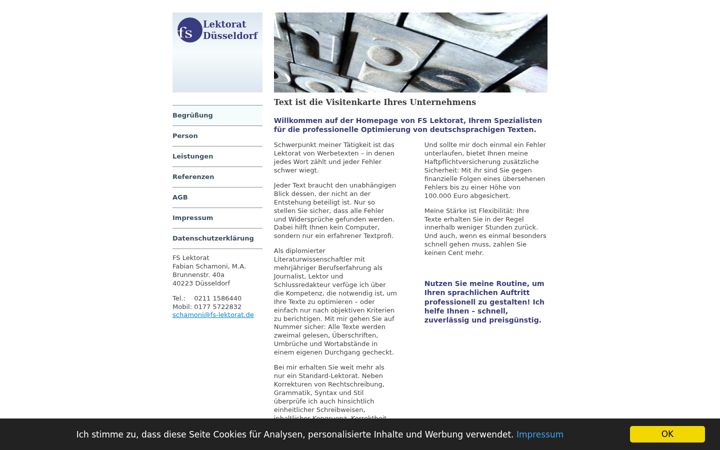 Screenshot of fs-lektorat.de