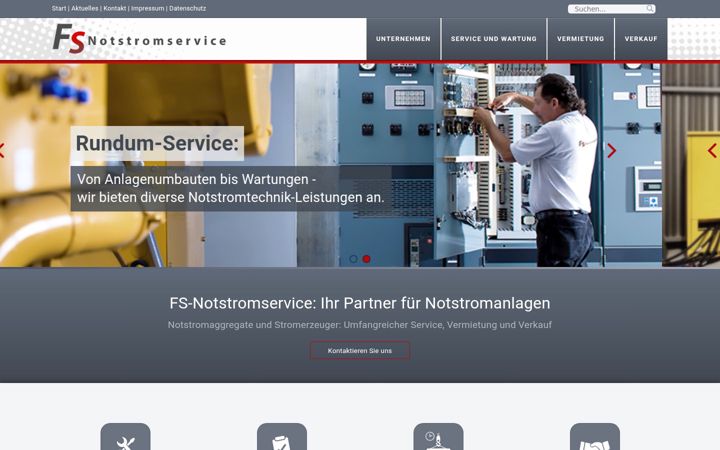 Screenshot of fs-notstrom.de