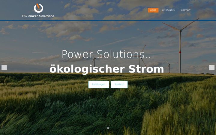 Snimka zaslona za fs-powersolutions.de