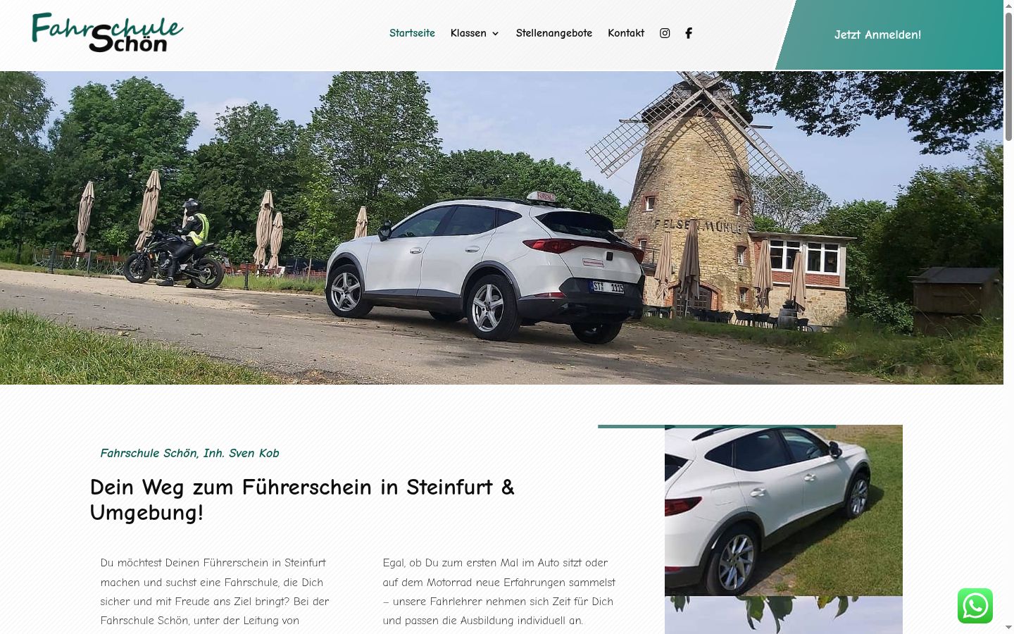 Screenshot des Einwilligungsbanners vor jeglicher Interaktion