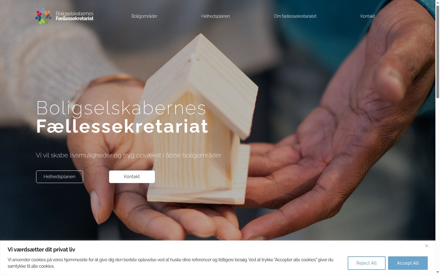 Screenshot tal-banner tal-kunsens muri qabel kwalunkwe interazzjoni