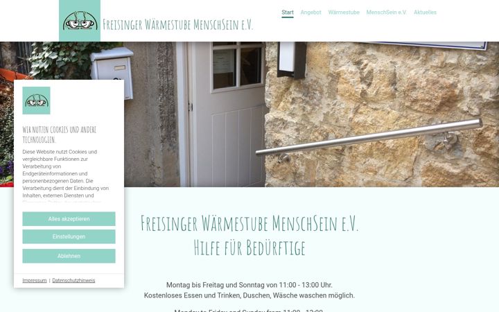 Screenshot stránky fs-waermestube.de