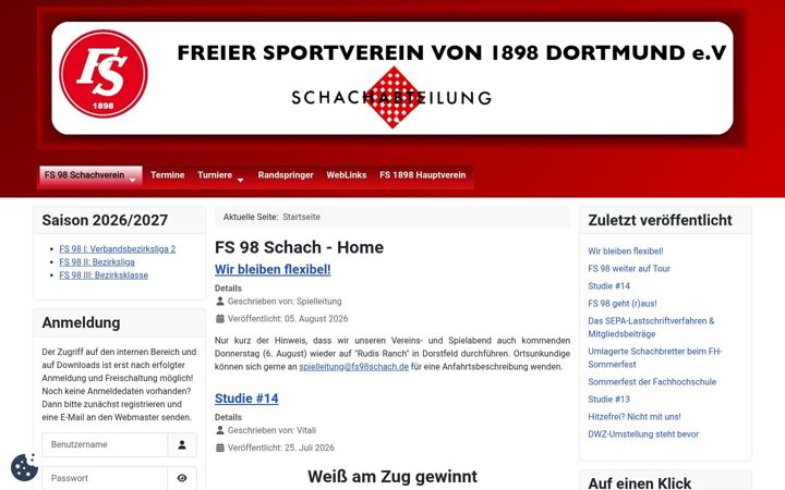 Screenshot stránky fs98schach.de