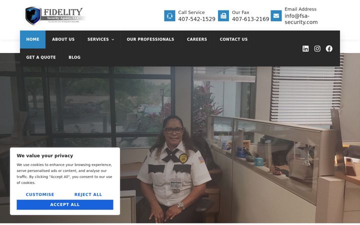 Screenshot of fsa-security.com