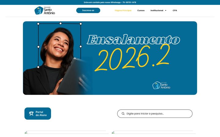 Snimka zaslona za fsaa.edu.br