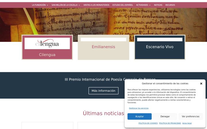 Ekrānuzņēmums no fsanmillan.es