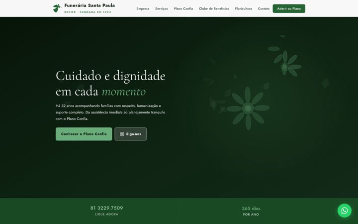 Snimka zaslona za fsantapaula.com.br