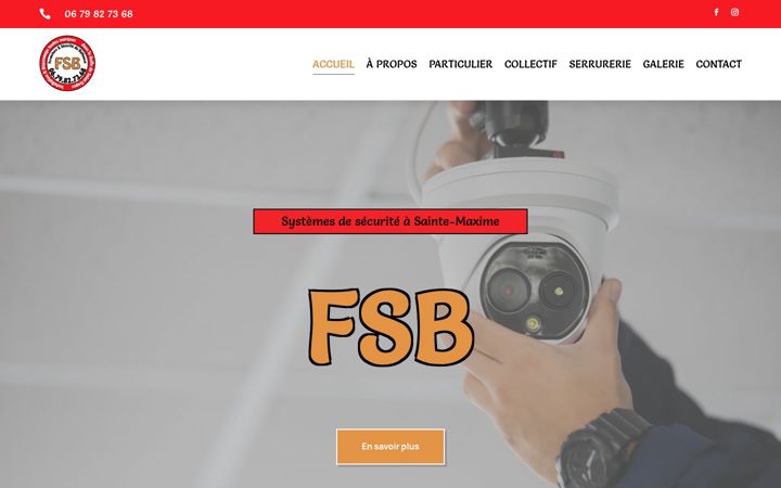 Screenshot of fsb-83.fr