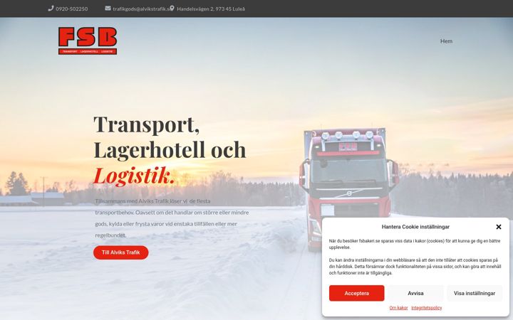 Screenshot of fsbakeri.se