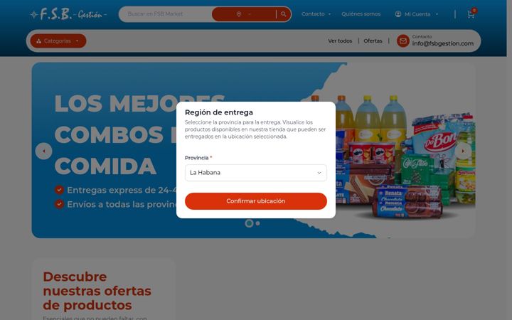 Screenshot of fsbmarket.com