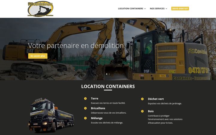 Screenshot του fscontainers.be