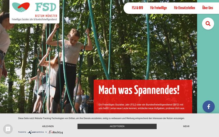 Screenshot of fsd-muenster.de
