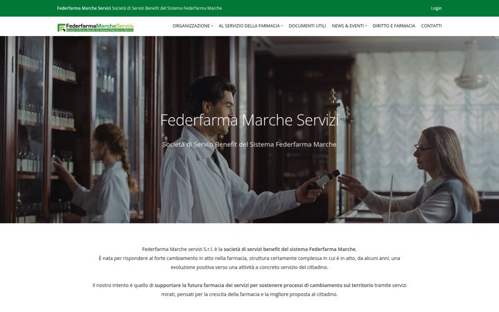 Screenshot of fservizimarche.it