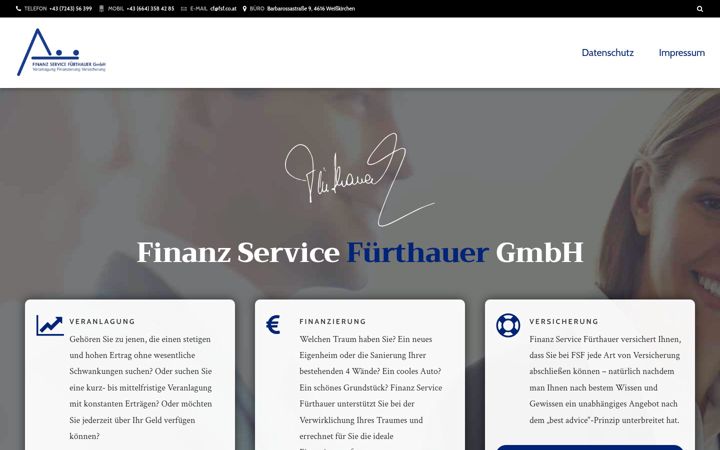 Screenshot of fsf.co.at