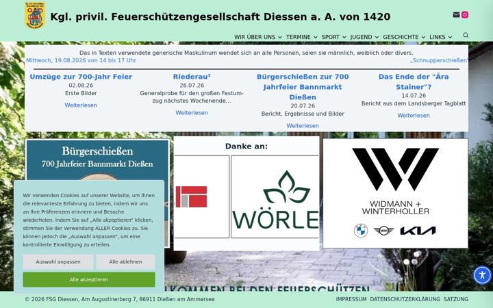 Screenshot of fsg-diessen.de