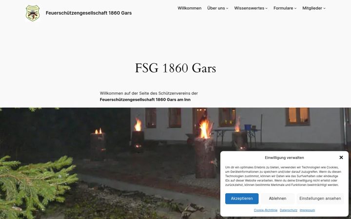 Screenshot of fsg-gars.de