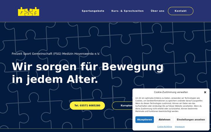 Ekraanipilt saidist fsg-medizin.de